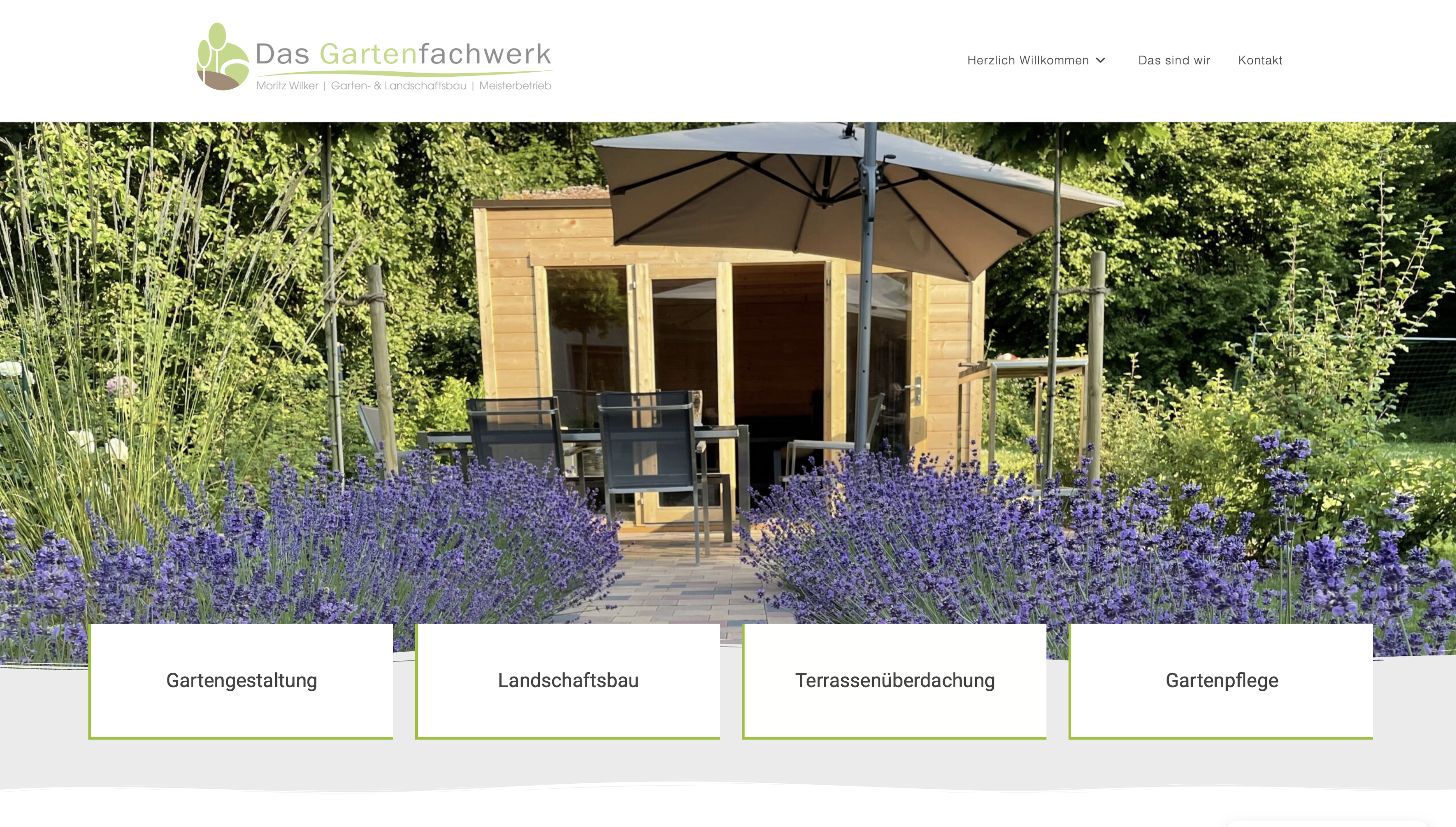 Website „Das Gartenfachwerk“